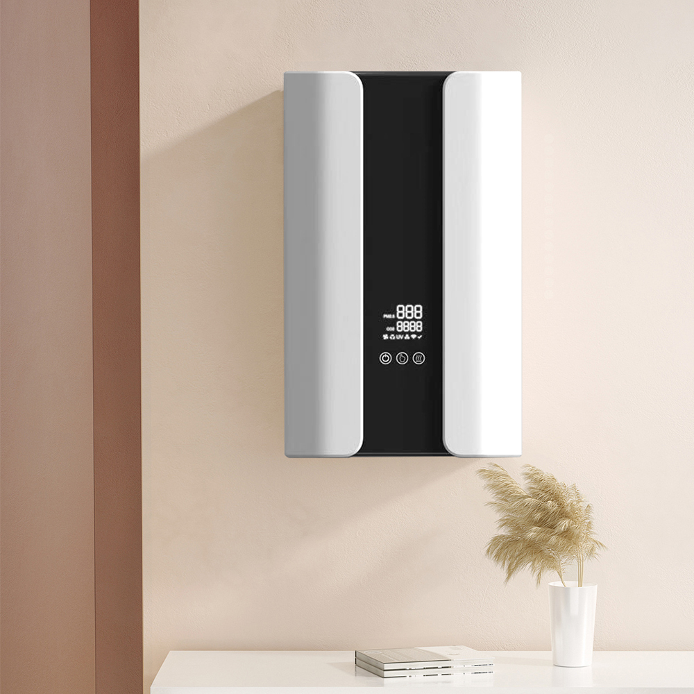 효율적인 공기 정화 : 벽 마운트 300 간부 공기 신선한 환기 장치의 정제 장점