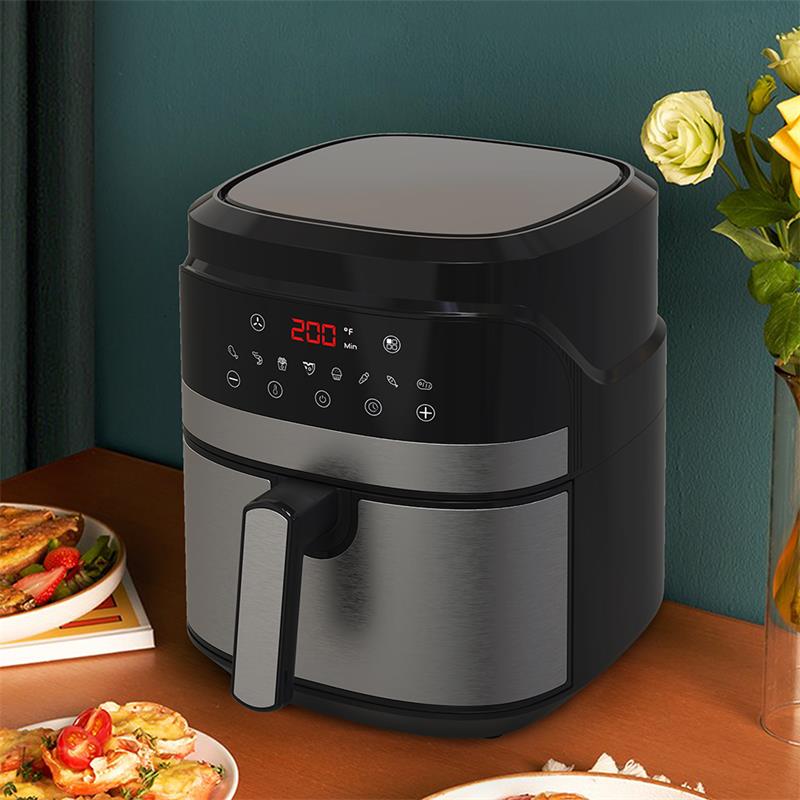5.5L 터치 패널 디지털 온도 타이머 제어 에어 프라이어 YYZG-550AS