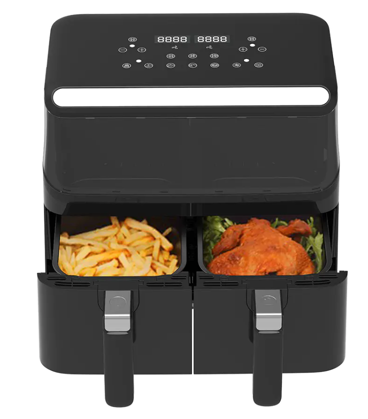 전통적인 튀김의 기름기를 피하고 공기가 뜨거운 기름을 대체하는 방법